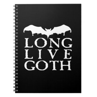 Long Live Gothic Vampire Bat Notitieboek