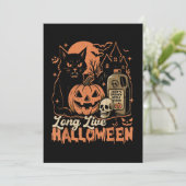 Long Live Halloween Kaart (Staand voorkant)