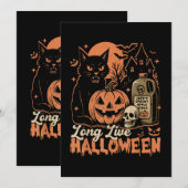Long Live Halloween Kaart (Voorkant / Achterkant)