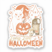 Long Live Halloween Sticker (Voorkant)