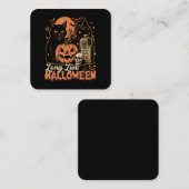 Long Live Halloween Vierkante Visitekaartje (Voorkant / Achterkant)