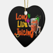 Long Live Juicing sjabloon Valxart.com Keramisch Ornament (Links)