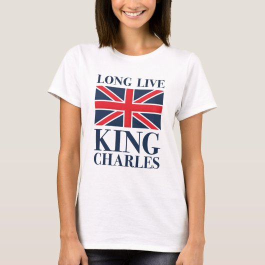 Long Live King Charles T-shirt (Voorkant)