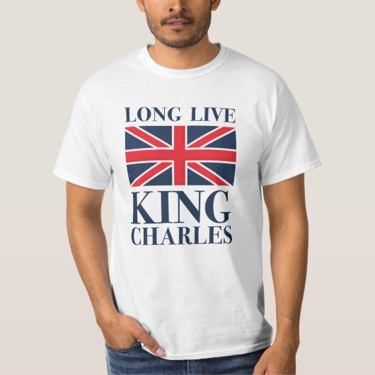 Long Live King Charles T-shirt (Voorkant)