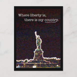 Long Live Liberty Briefkaart