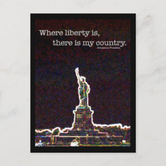 Long Live Liberty Briefkaart