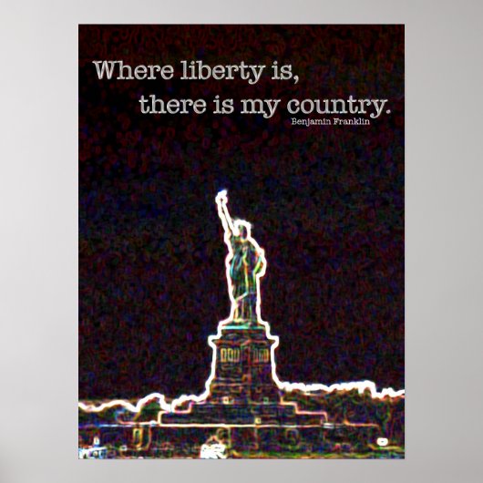 Long Live Liberty Poster (Voorkant)
