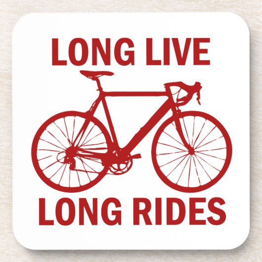 Long Live Long Rides Bier Onderzetter (Voorkant)