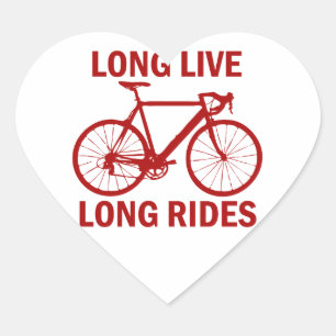 Long Live Long Rides Hart Sticker