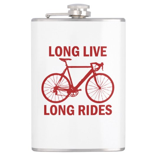 Long Live Long Rides Heupfles (Voorkant)