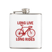 Long Live Long Rides Heupfles (Voorkant)