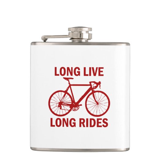 Long Live Long Rides Heupfles (Voorkant)