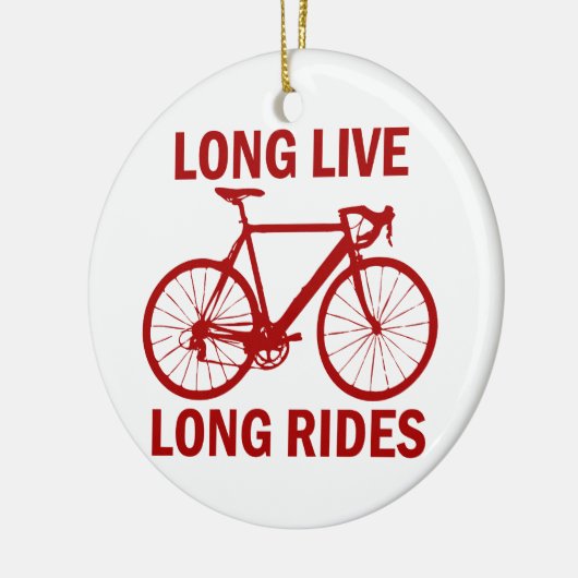 Long Live Long Rides Keramisch Ornament (Links)