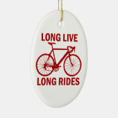 Long Live Long Rides Keramisch Ornament (Rechts)