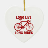 Long Live Long Rides Keramisch Ornament (Voorkant)