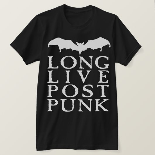 Long Live Post Punk T-shirt (Design voorkant)