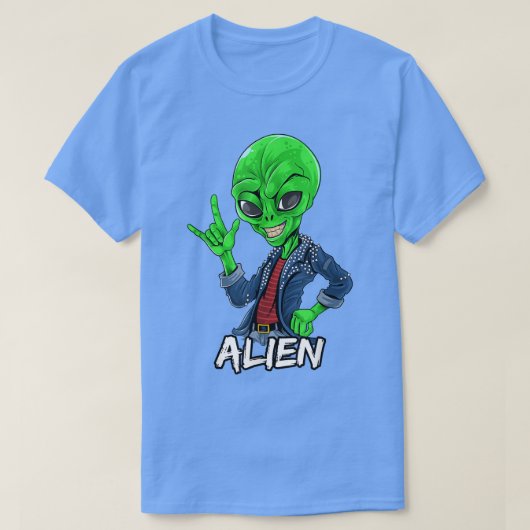 Long Live Rock en Roll Alien 2315 T-shirt (Design voorkant)