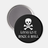 Long Live Rock en Roll Magneet (Voorkant / Achterkant)
