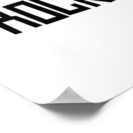 Long Live Rock en Roll Poster (Hoek)