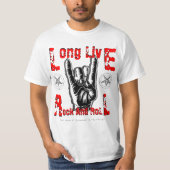 Long Live Rock en Roll T-shirt (Voorkant)