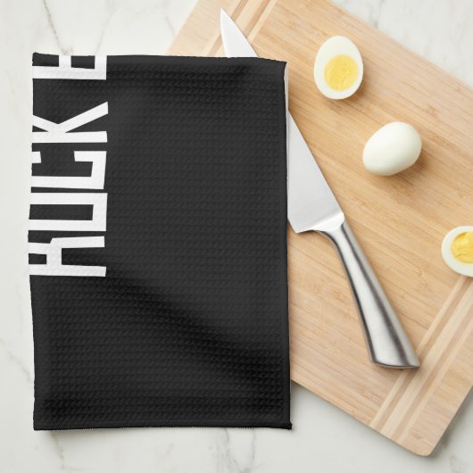 Long Live Rock en Roll Theedoek (Quarter Fold)