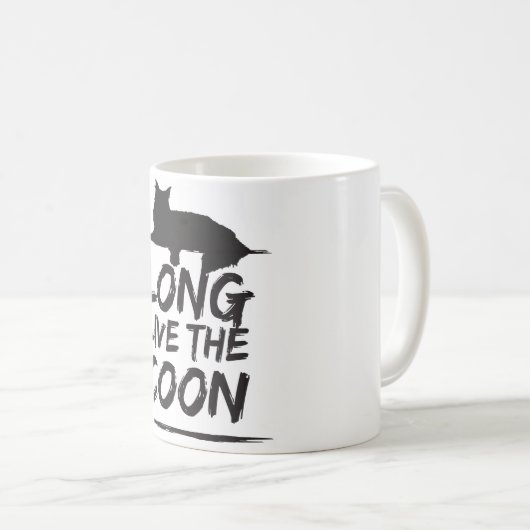 Long Live The Coon! Maine Coon Katzen Kaffeetasse Koffiemok (Voorkant rechts)