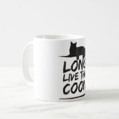 Long Live The Coon! Maine Coon Katzen Kaffeetasse Koffiemok (Voorkant links)