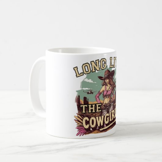 Long live the cowgirl koffiemok (Voorkant links)