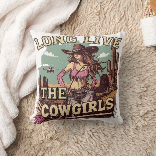 Long live the cowgirl kussen (Deken)