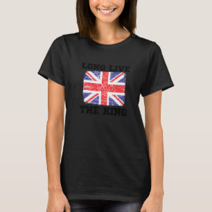Long Live The King England UK British Crown Suppor T-shirt