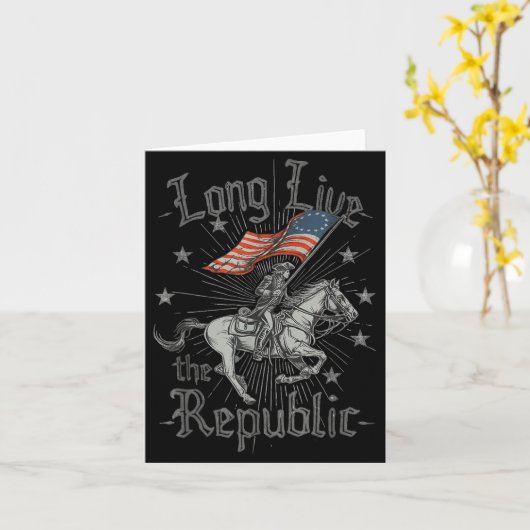 Long Live The Republic Us  Kaart (Gele Bloem)