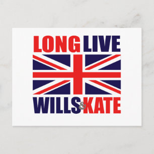Long Live Wills & Kate Briefkaart