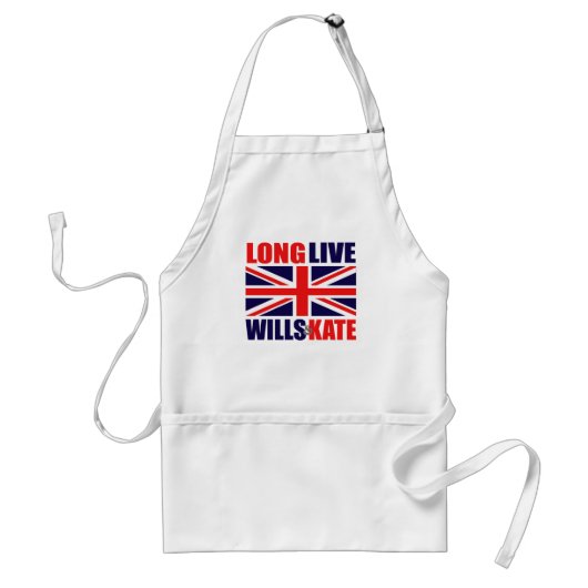 Long Live Wills & Kate Standaard Schort (Voorkant)