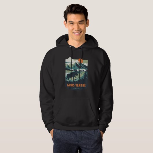 Long Long Honeymoon LOLOHO Gros Ventre Wilderness Hoodie (Voorkant volledig)