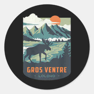 Long Long Long Honeymoon LOLOLOHO Gros Ventre Wild Ronde Sticker