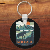 Long Long Long Honeymoon LOLOLOHO Gros Ventre Wild Sleutelhanger (Voorkant)
