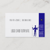 Long Man Giant Geoglyph Symbol Logo Visitekaartje (Voorkant)