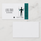 Long Man Giant Geoglyph Symbol Logo Visitekaartje (Voorkant / Achterkant)