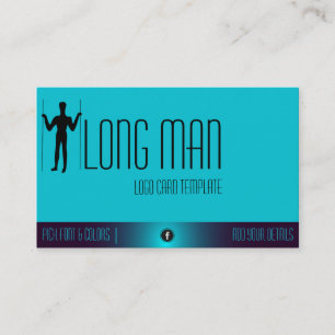 Long Man Wilmington Geoglyph Symbool Logo Visitekaartje