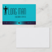 Long Man Wilmington Geoglyph Symbool Logo Visitekaartje (Voorkant / Achterkant)