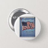 Long May It Wave Ronde Button 5,7 Cm (Voorkant /achterkant)