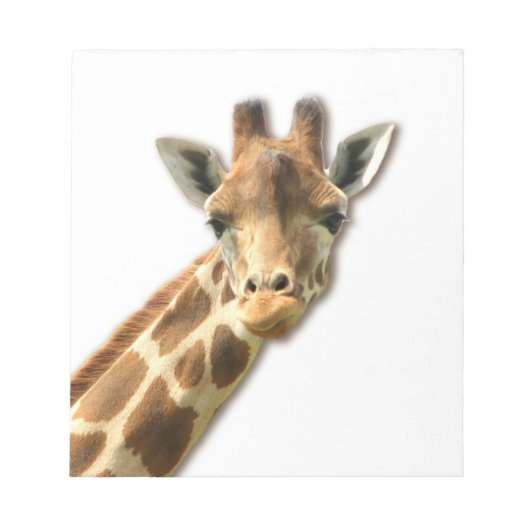 Long Necked Giraffe Notitieblok (Voorkant)