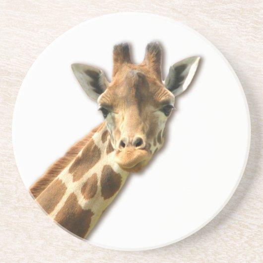 Long Necked Giraffe Onderzetter (Voorkant)