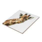 Long Necked Giraffe Tile Tegeltje (Zijkant)