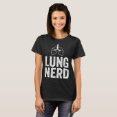 Long Nerd ademhalingstherapeut RT longarts T-shirt (Voorkant volledig)