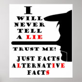 Long Nose Alternative Facts Value Poster Paper (Voorkant)