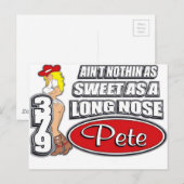 Long Nose Pete Briefkaart (Voorkant / Achterkant)