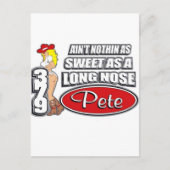 Long Nose Pete Briefkaart (Voorkant)