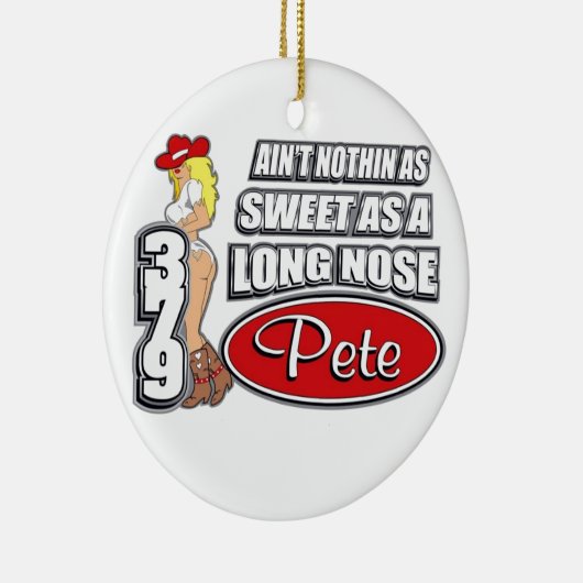 Long Nose Pete Keramisch Ornament (Rechts)