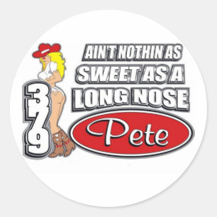 Long Nose Pete Ronde Sticker